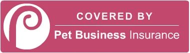Covered by Pet Business Insurance